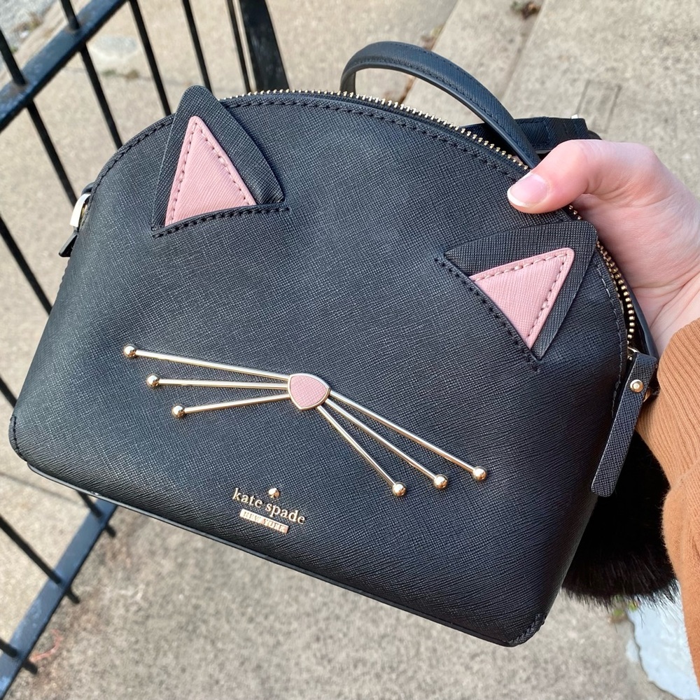 LIKE NEW Kate Spade Cats Meow Lottie Crossbody